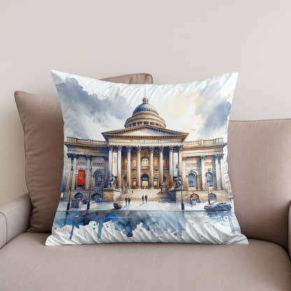 Liverpool Walker Gallery Cotton Cushion - Secondary Image