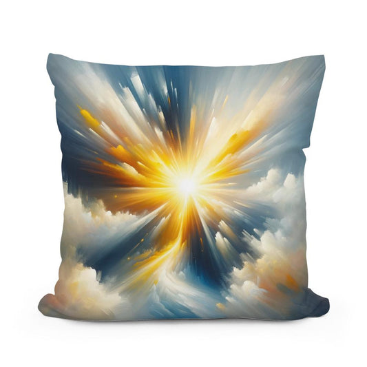 Hope Illuminated Cotton Pillow - Main Image