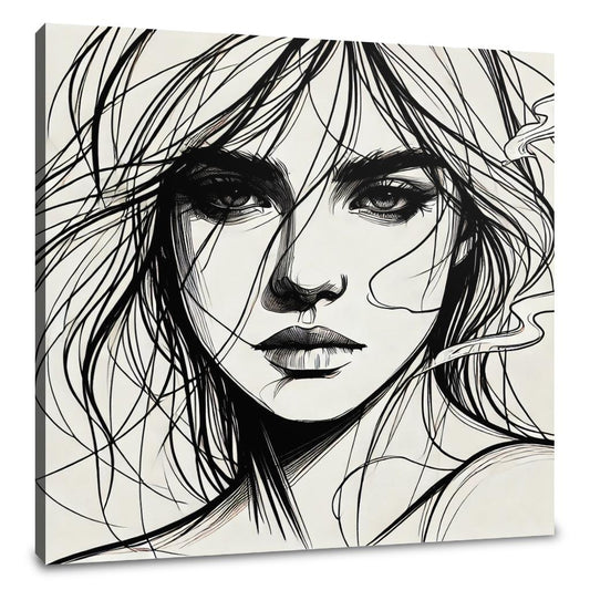 Wind-Swept Elegance Canvas - Main Image