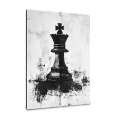Chessboard Contemplation Canvas - Main Image