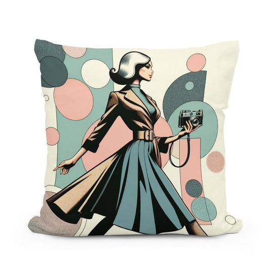 Vintage Chic Cotton Cushion - Main Image