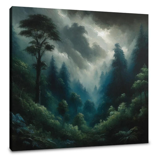 Mystical Cloud Forest Canvas - Main Image