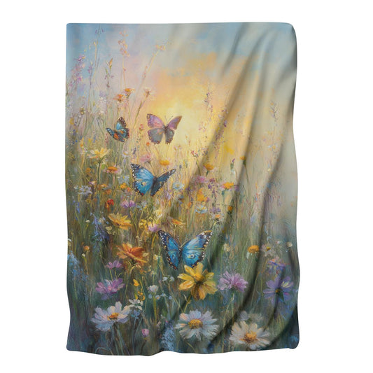 Fluttering Dawn Melancholy Blanket - Main Image