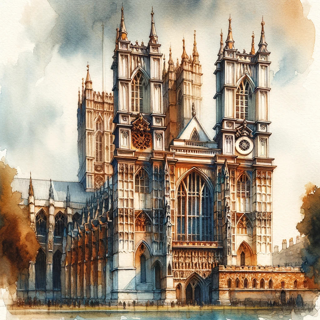 London Westminster Abbey Warmth Cotton Cushion