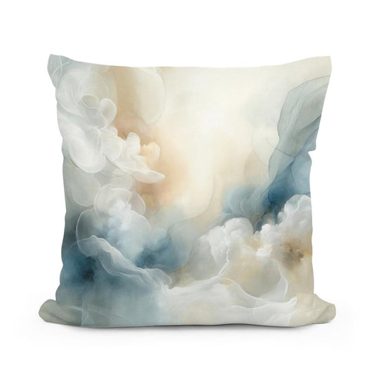 Ethereal Forms Cotton Pillow - Main Image