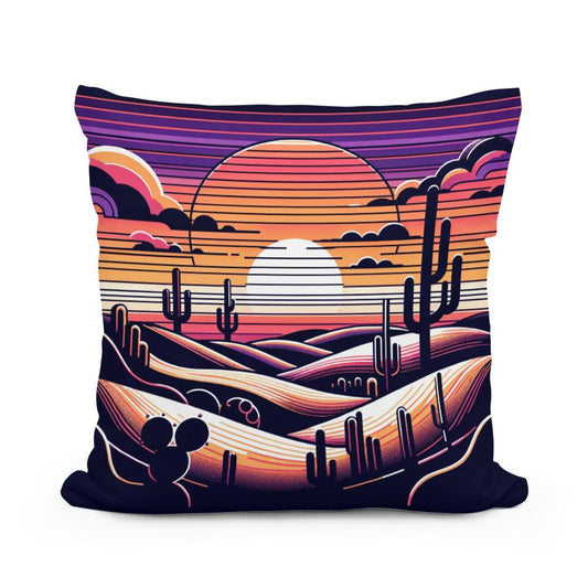 Dusk Mirage Cotton Cushion - Main Image