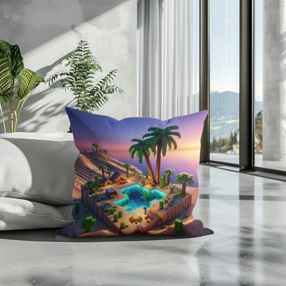 Desert Dusk Cotton Cushion - Secondary Image 3