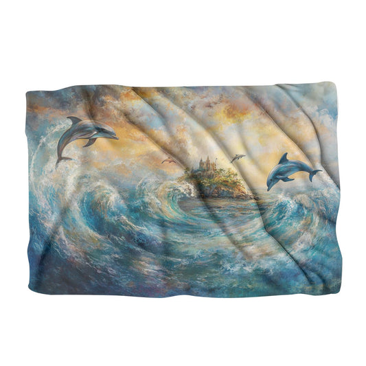 Enchanted Dolphin Isle Blanket - Main Image