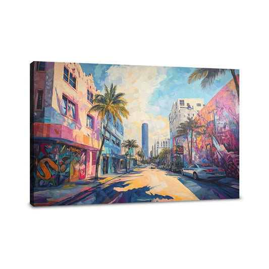 Miami Architectural Canvas - Main Image