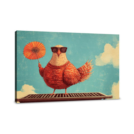 Turkey on the Grill Canvas - Main Image