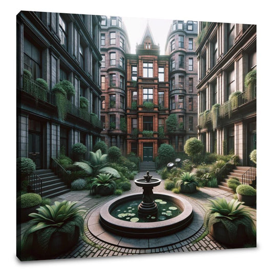 Victorian Oasis Glasgow Canvas - Main Image