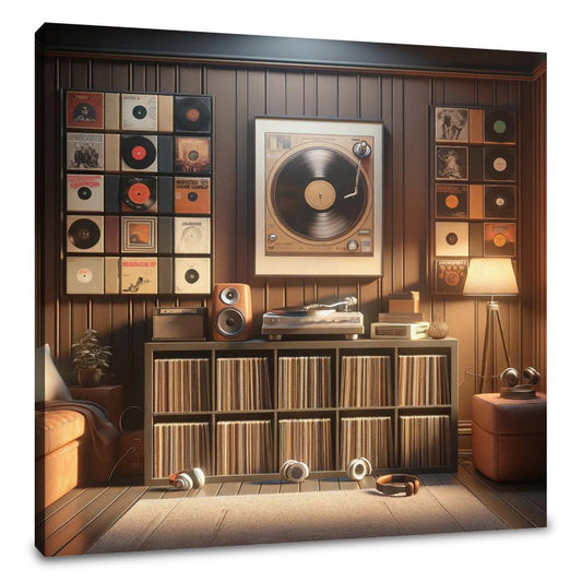 Vinyl Nostalgia Canvas - Main Image