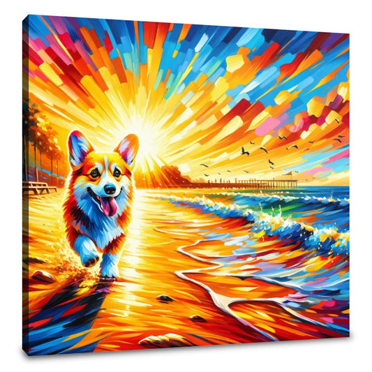 Sunset Frolic Canvas - Main Image