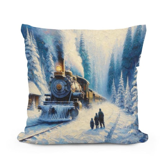 Winter Journey Wonder Cotton Cushion - Main Image