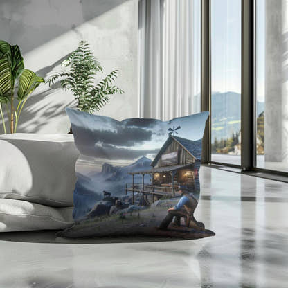 Mystic Horizon Cotton Cushion - Secondary Image 3