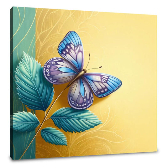 Blue Butterfly Canvas - Main Image