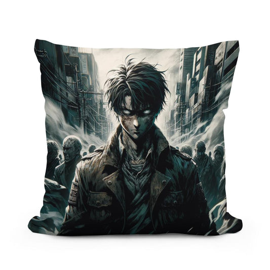 Urban Conflict Cotton Cushion - Main Image