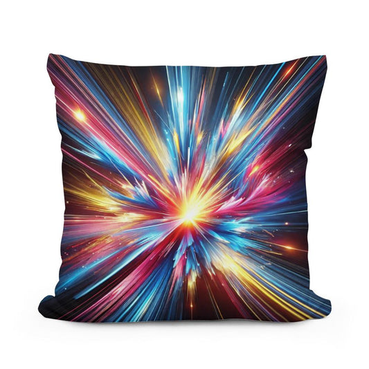 Light Explosion Burst Cotton Pillow - Main Image