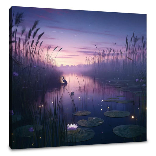 Twilight Wetland Canvas - Main Image