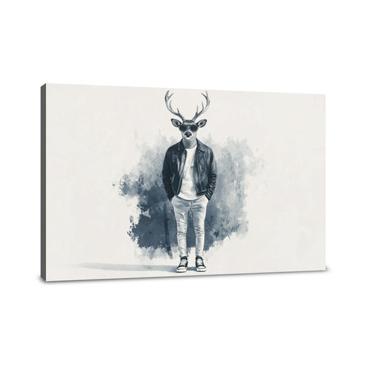 Stag in Style Canvas - Main Image