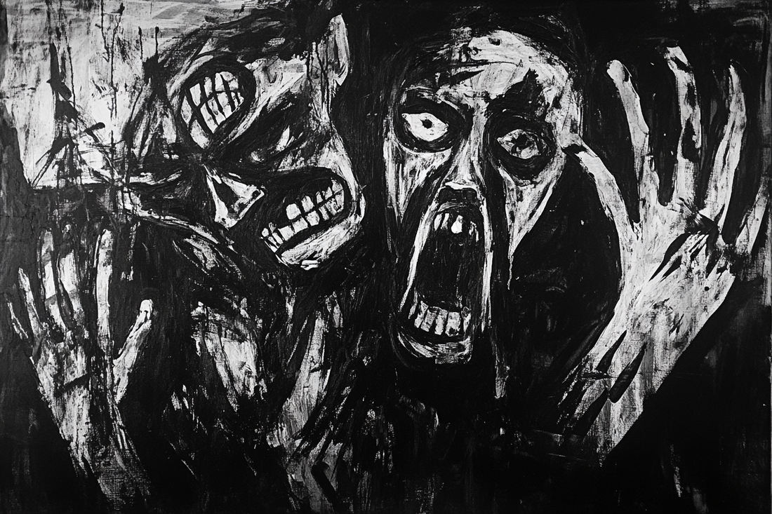 Madness on Monochrome Blanket