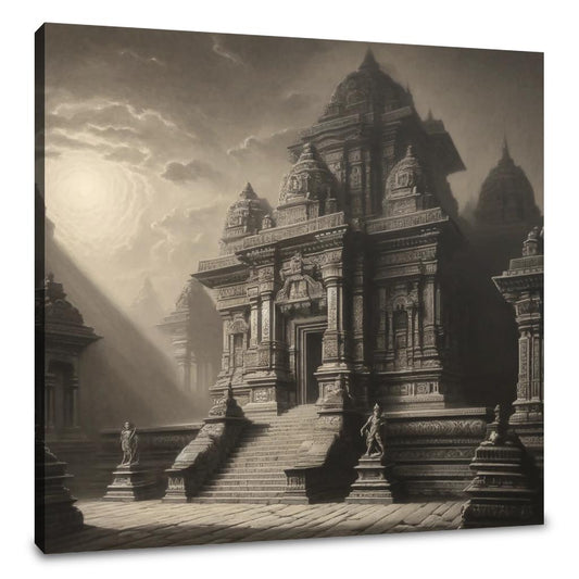 Dhakeshwari Temple Classic Elegance Canvas - Main Image