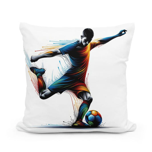 Dynamic Football Cotton Cushion - Main Image