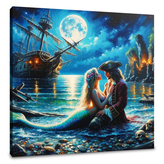 Moonlit Cove Rendezvous Canvas - Main Image