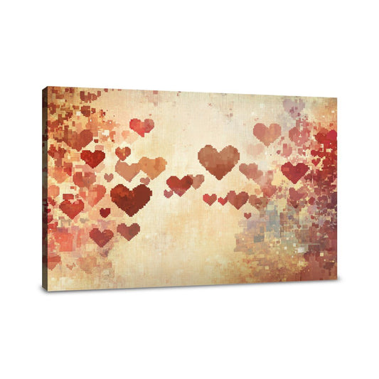 Pixel Heartbeat Canvas - Main Image