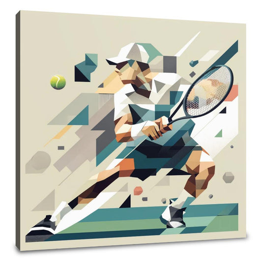 Dynamic Tennis Canvas - Main Image
