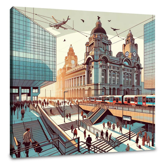 Liverpool Lime Street Nexus Canvas - Main Image