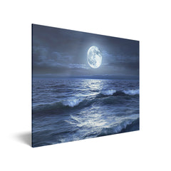Moonlight Wave Whisper Acrylic Print Hero Image