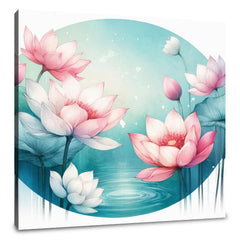 Serene Lotus Canvas - Main Image