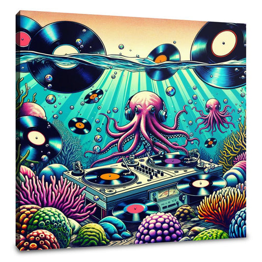 Vinyl Reef Rhythms Canvas - Main Image