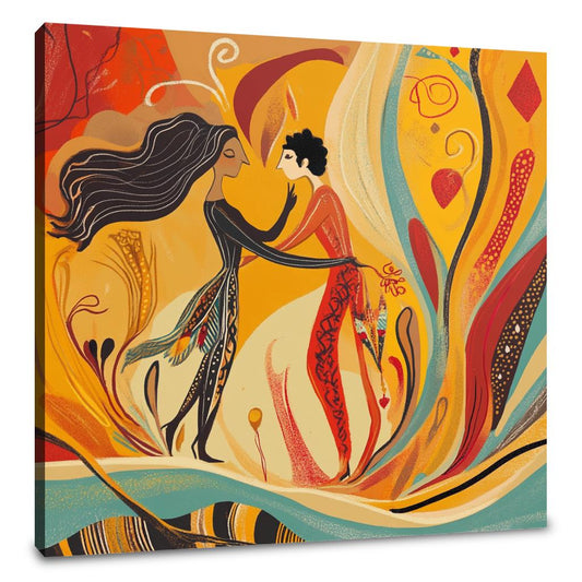 Mythic Union Flames Canvas - Main Image
