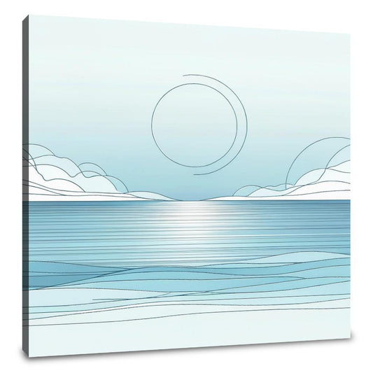 Ocean's Calm Canvas - Main Image