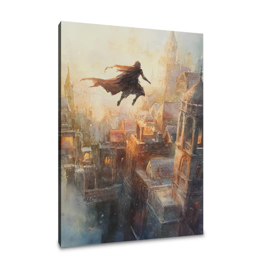 Dawn's Leap Rooftop Canvas - Main Image