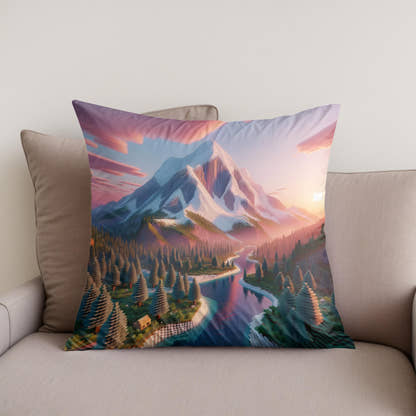 Mystic Meadow Cotton Cushion - Secondary Image