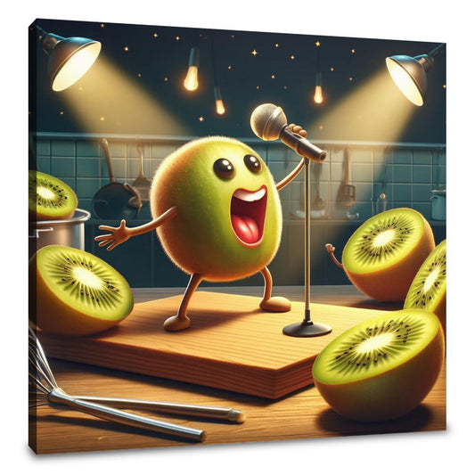 Kiwi Karaoke Night Canvas - Main Image