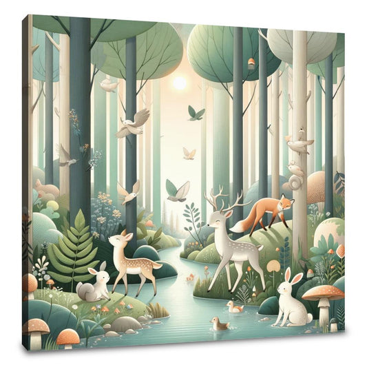 Whimsical Forest Canvas - Main Image