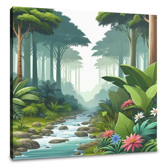 Rainforest Serenity Canvas - Main Image