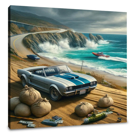 Coastal Heist Getaway Canvas - Main Image