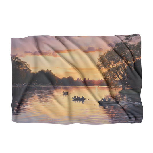 Sunset Serpentine Blanket - Main Image