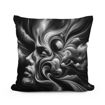 Depths of the Human Psyche Cotton Cushion - Main Image