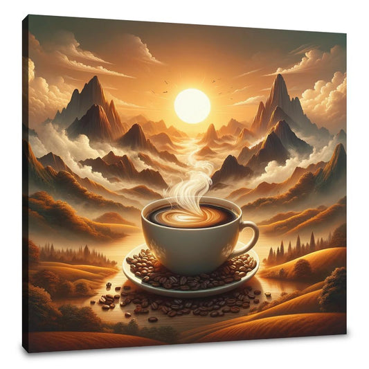 Coffee Dawn Vista Canvas - Main Image