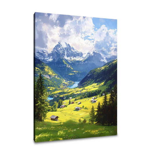 Swiss Alps Harmony Canvas - Main Image