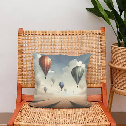 Ascend in Serenity Cotton Cushion - Secondary Image 2