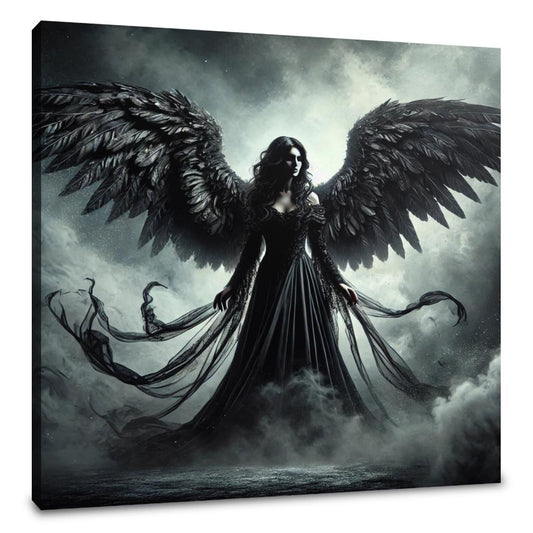 Gothic Angel of Darkness Canvas - Main Image
