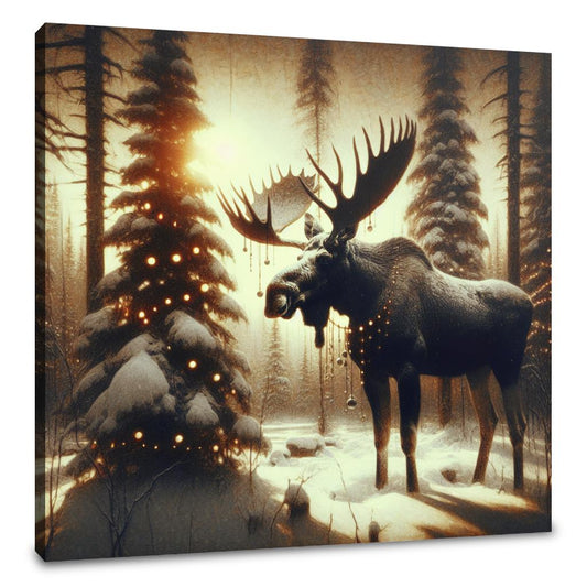 Festive Forest Majesty Canvas - Main Image