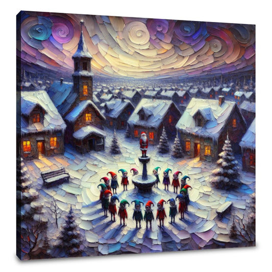 Melancholy Winter Elves' Canvas - Main Image